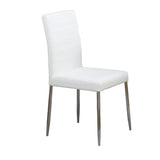 Matson White Upholstered Dining Chairs, Set of 4 from Coaster - Luna Furniture