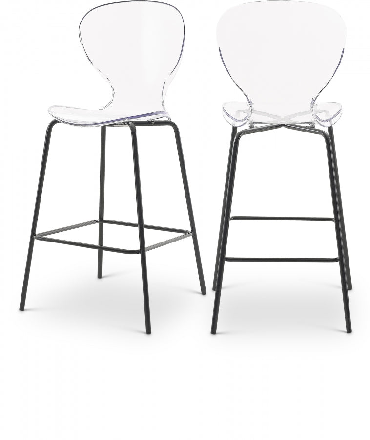 Clarion Matte Counter Stool, Set of 2 from Meridian - Luna Furniture