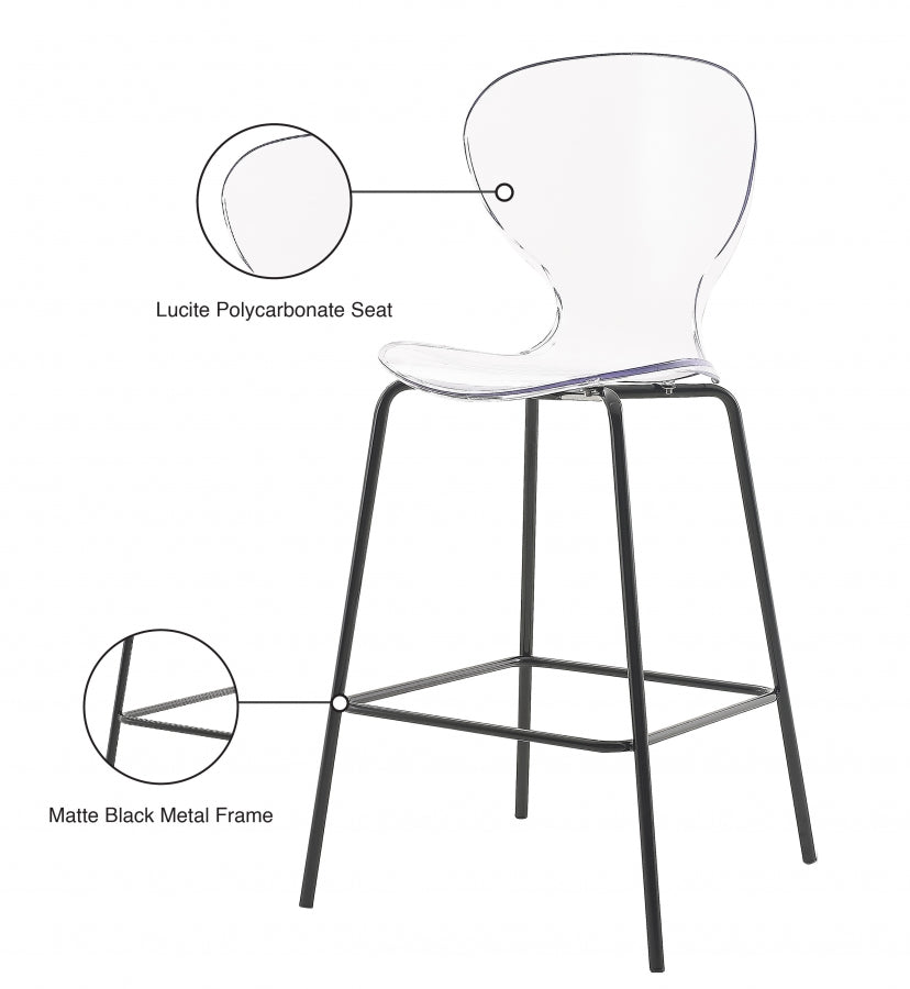 Clarion Matte Counter Stool, Set of 2 from Meridian - Luna Furniture