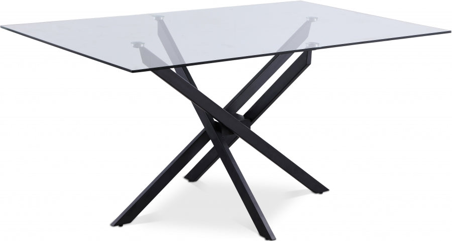 Xander Matte Dining Table from Meridian - Luna Furniture