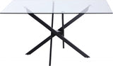 Xander Matte Dining Table from Meridian - Luna Furniture