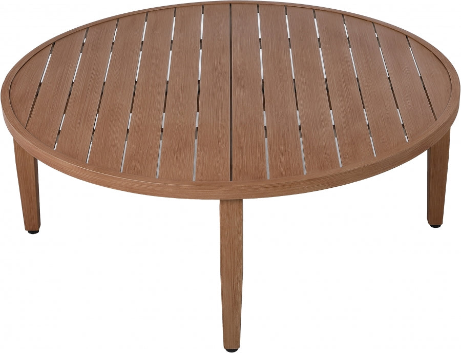 Maui Outdoor Patio Coffee Table Natural from Meridian - Luna Furniture