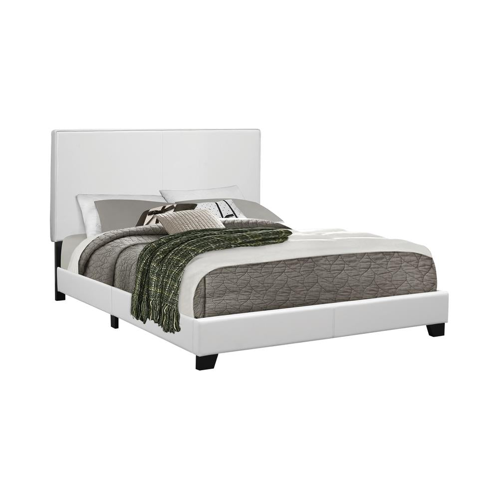 Mauve Queen Upholstered Bed White from Coaster - Luna Furniture