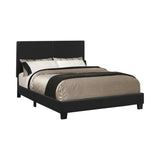 Mauve Twin Upholstered Bed Black from Coaster - Luna Furniture