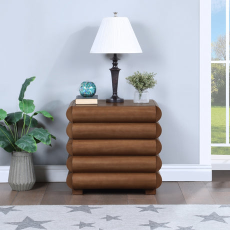 Maverick Night Stand / Side Table Brown from Meridian - Luna Furniture