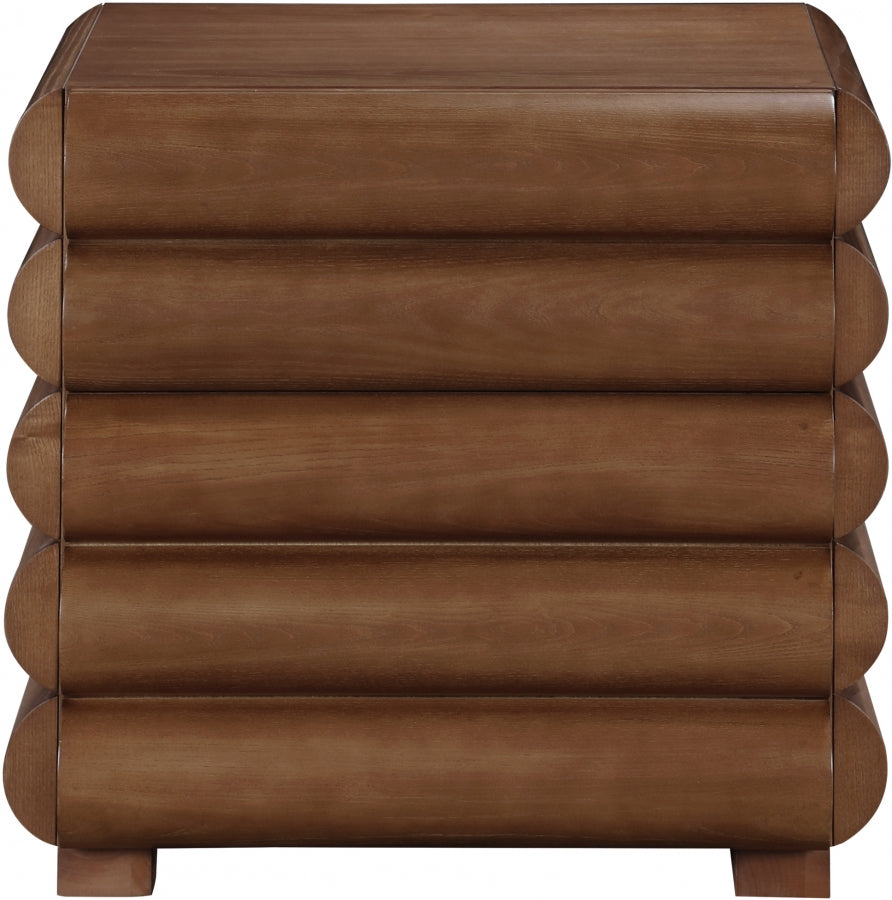 Maverick Night Stand / Side Table Brown from Meridian - Luna Furniture