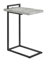 Maxwell Cement/Gunmetal C-Shaped Accent Table from Coaster - Luna Furniture