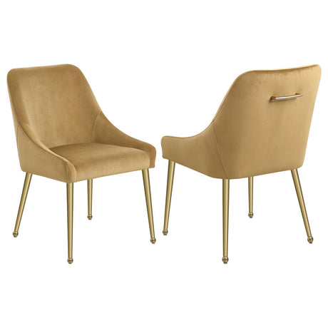 Mayette Parsons Wingback Dining Side Chairs Cognac (Set of 2) from Coaster - Luna Furniture