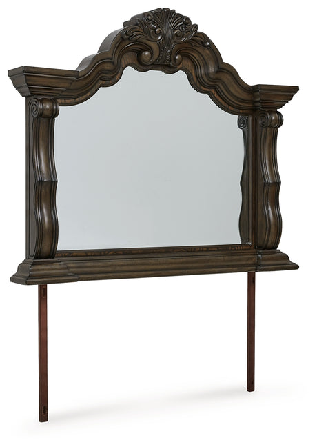 Maylee Dark Brown Bedroom Mirror - B947-36 - Luna Furniture