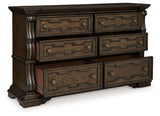 Maylee Dark Brown Dresser - B947-31 - Luna Furniture