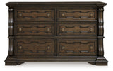 Maylee Dark Brown Dresser - B947-31 - Luna Furniture