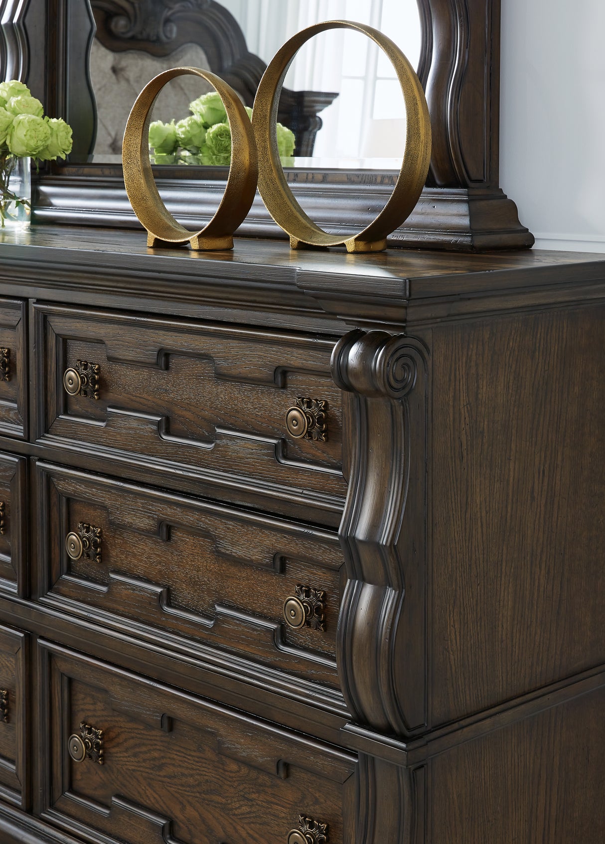 Maylee Dark Brown Dresser - B947-31 - Luna Furniture