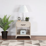 Medley Night Stand / Side Table Cream from Meridian - Luna Furniture