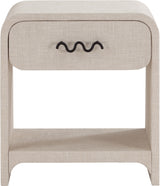 Medley Night Stand / Side Table Cream from Meridian - Luna Furniture