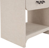 Medley Night Stand / Side Table Cream from Meridian - Luna Furniture