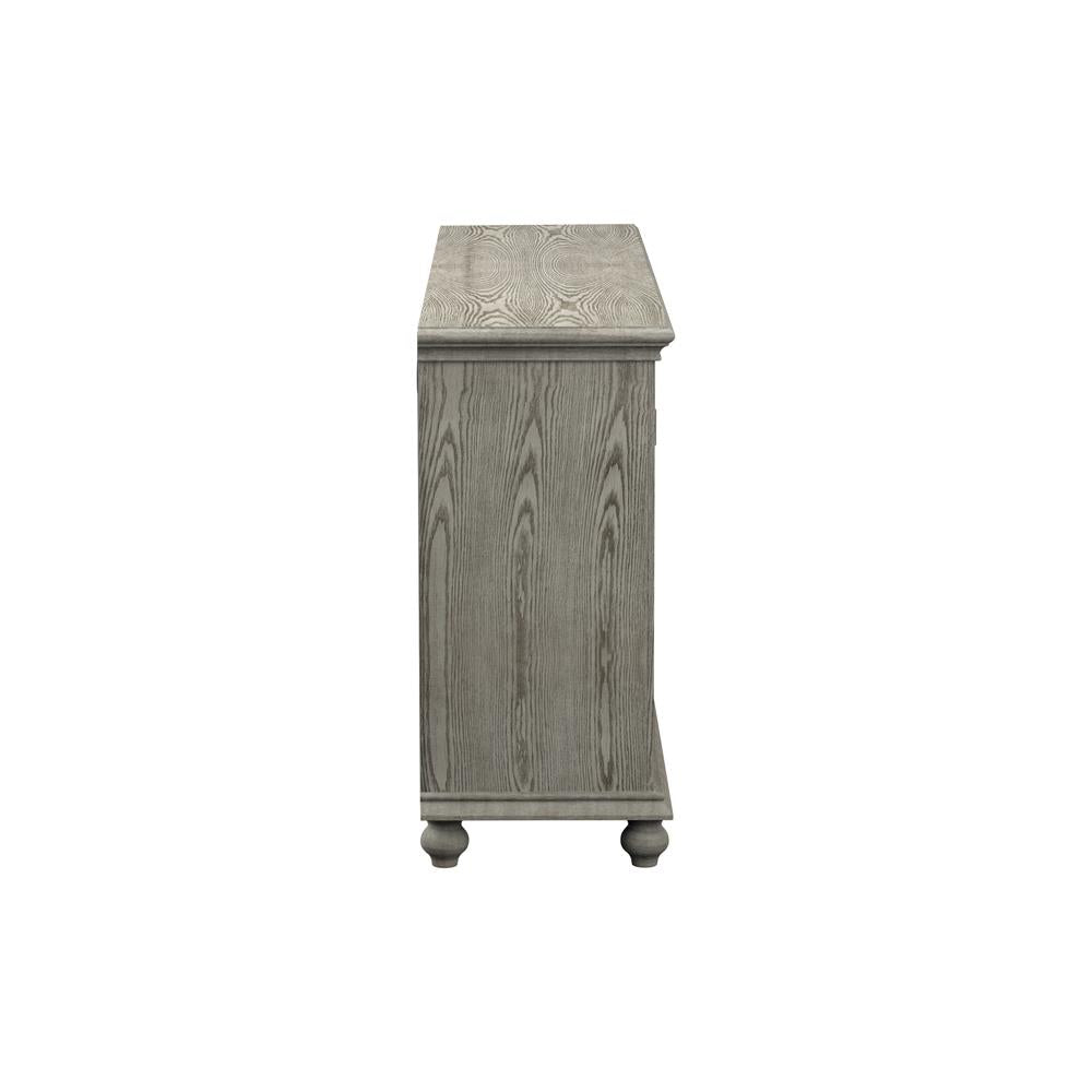 Melanie Antique White 4-Door Accent Cabinet from Coaster - Luna Furniture