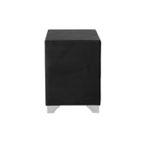 Melody 2-drawer Upholstered Nightstand Grey - 223382 - Luna Furniture