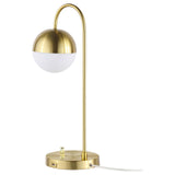 Merrick Round Arched Table Lamp Gold from Coaster - Luna Furniture