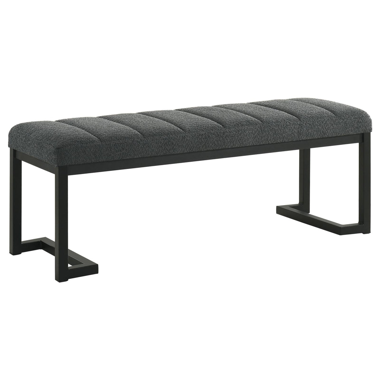 Mesa Charcoal Upholstered Entryway Accent Bench from Coaster - Luna Furniture