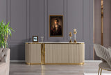 Milena Ivory Dining Server - MILENAIV-SRV - Luna Furniture