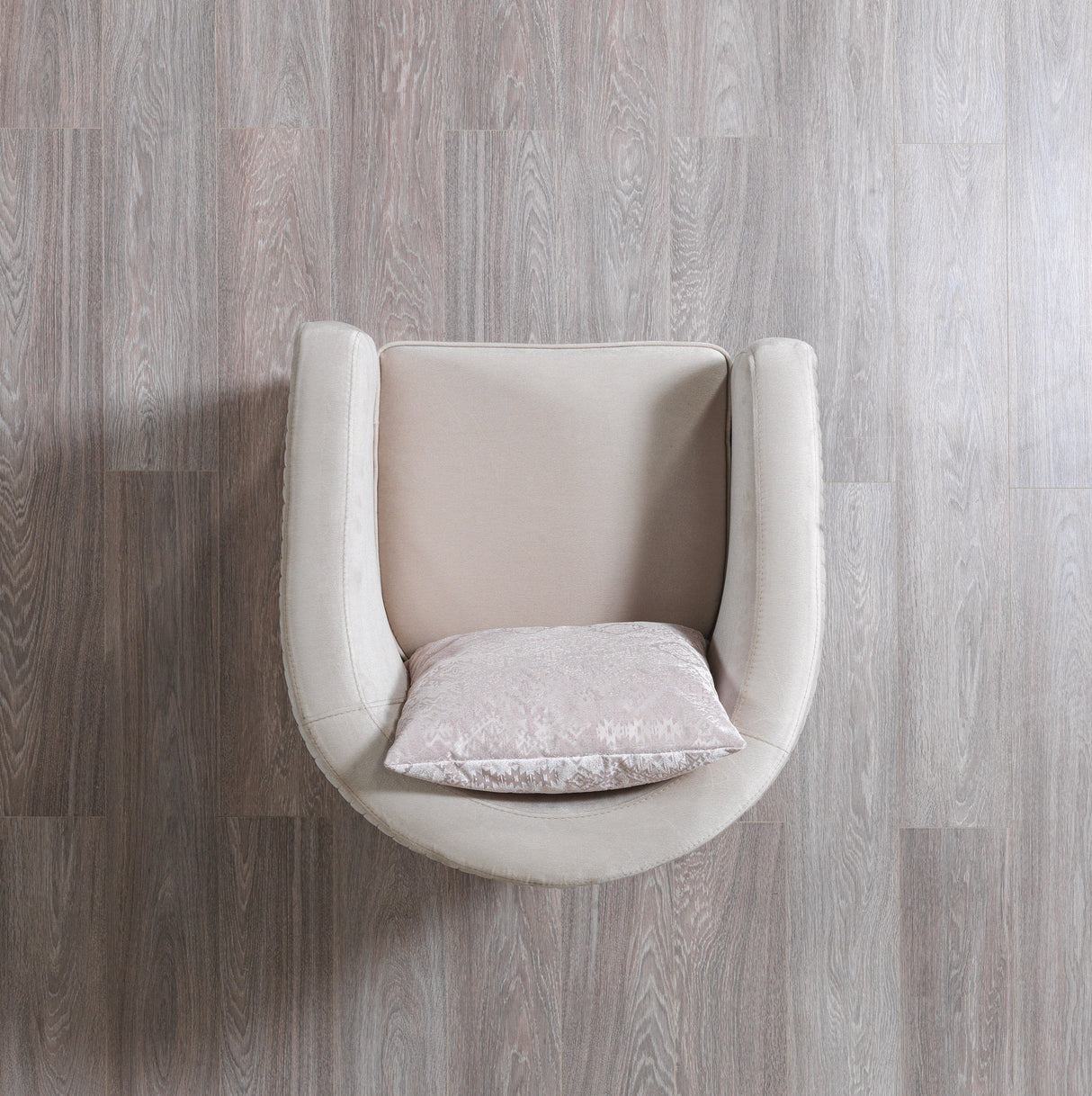 Milena Ivory Velvet Chair - MILENAIV-CH - Luna Furniture