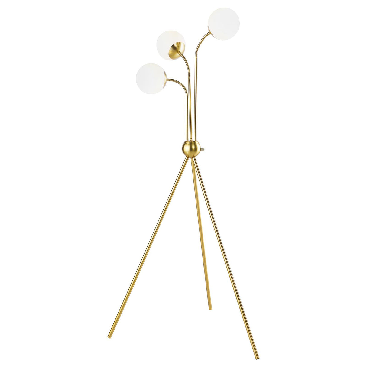 Miley Trio Tree Floor Lamp Gold from Coaster - Luna Furniture