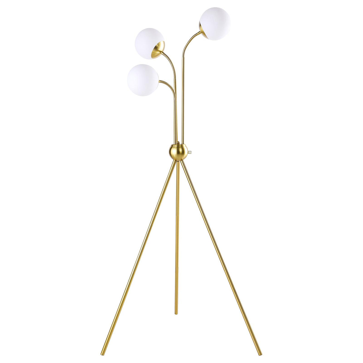 Miley Trio Tree Floor Lamp Gold from Coaster - Luna Furniture