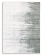 Milset Black/White/Gray Large Rug from Ashley - Luna Furniture