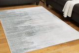 Milset Black/White/Gray Large Rug from Ashley - Luna Furniture