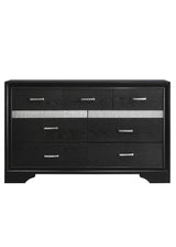 Miranda Black/Rhinestone 7-Drawer Dresser from Coaster - Luna Furniture