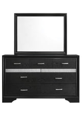 Miranda Black/Rhinestone 7-Drawer Dresser from Coaster - Luna Furniture