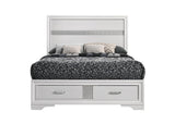 Miranda Full Storage Bed White from Coaster - Luna Furniture