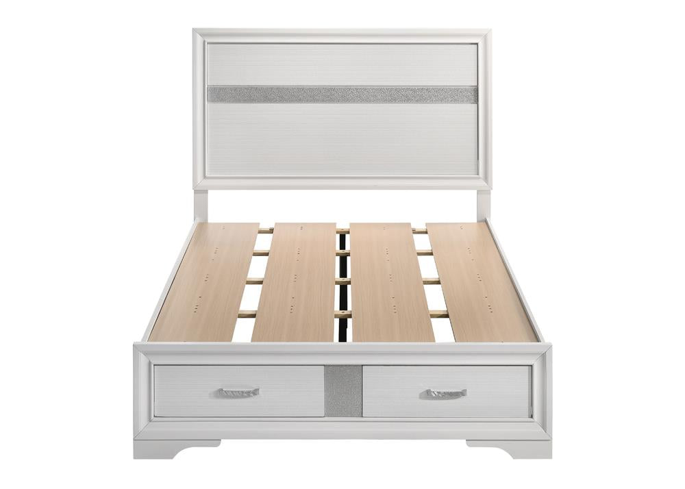 Miranda Full Storage Bed White from Coaster - Luna Furniture