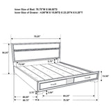 Miranda 5-Piece California King Platform Storage Bedroom Set from Coaster - Luna Furniture