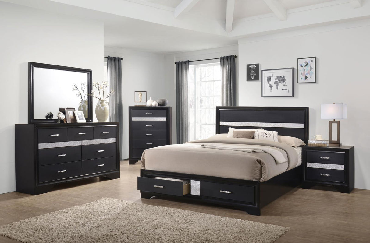 Miranda 4-Piece Queen Platform Storage Bedroom Set from Coaster - Luna Furniture