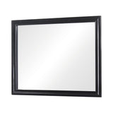 Miranda Black Rectangular Mirror from Coaster - Luna Furniture