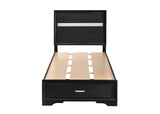 Miranda Twin Storage Bed Black from Coaster - Luna Furniture