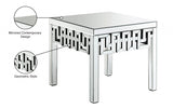 Aria Mirrored End Table from Meridian - Luna Furniture