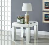 Lainy Mirrored End Table from Meridian - Luna Furniture