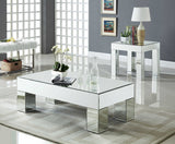 Lainy Mirrored End Table from Meridian - Luna Furniture