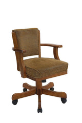 Mitchell Upholstered Game Chair Olive-brown/Amber from Coaster - Luna Furniture