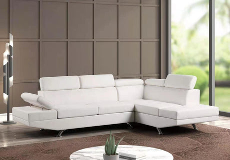 Moderno - Sectional (White) - Moderno - White - Luna Furniture
