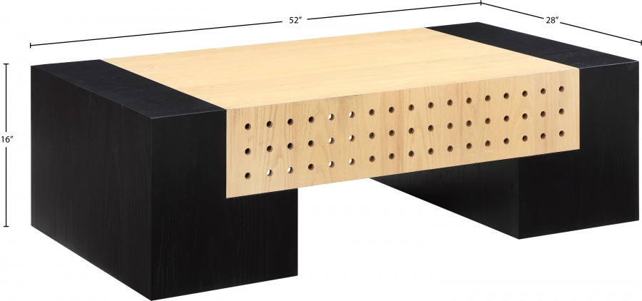 Mondrian Coffee Table Black from Meridian - Luna Furniture