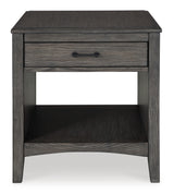 Montillan Grayish Brown End Table - T651-3 - Luna Furniture