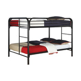 Morgan Black Full over Full Bunk Bed from Coaster - Luna Furniture