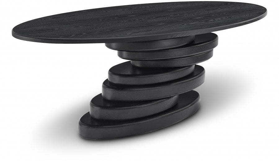 Moriah Dining Table Black from Meridian - Luna Furniture