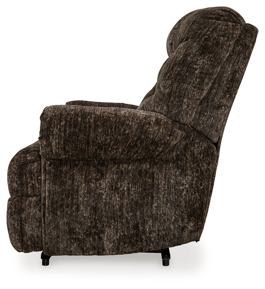 Movie Man Chocolate Recliner from Ashley - Luna Furniture