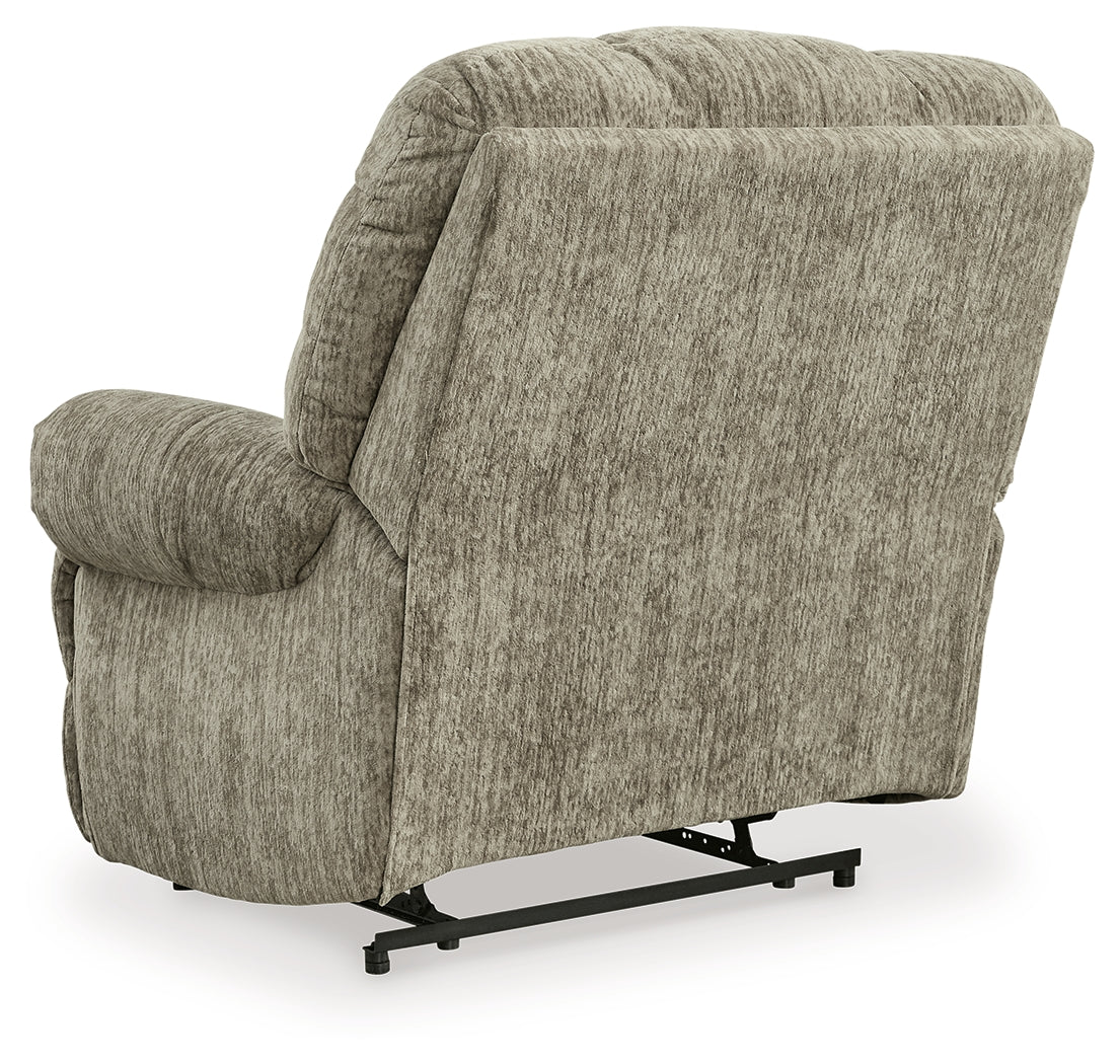 Movie Man Taupe Recliner from Ashley - Luna Furniture