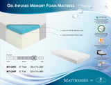 MT-G06F 6" Full Gel-Infused Memory Foam Mattress - Luna Furniture