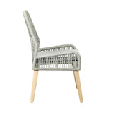 Nakia Gray Woven Back Side Chairs, Set of 2 from Coaster - Luna Furniture